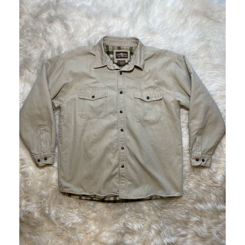 VTG LEVI STRAUSS & CO Plaid Blanket Khaki Jacket